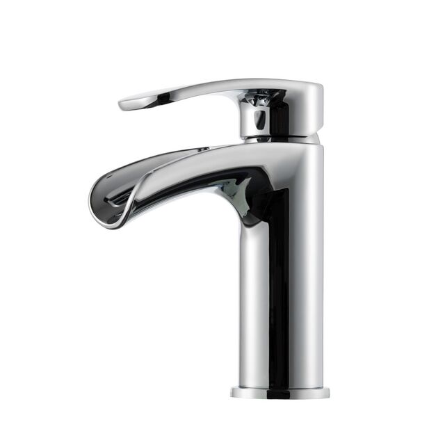Produktbild föreställande artikeln TVÄTTSTÄLLSBLANDARE EVO070 WATERFALL KROM från kategorin Tvättställsblandare