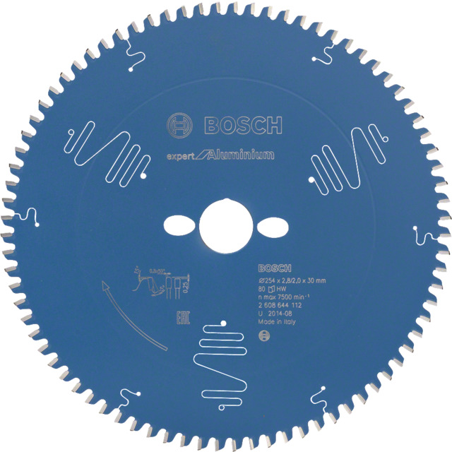 CIRKELSÅGKL 254X30X2.8MM 80T E PASSAR KAP-GERINGSSÅGAR