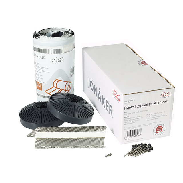 MONTER.PAKET JÖNÅKER SVART 5M | Beijerbygg Byggmaterial