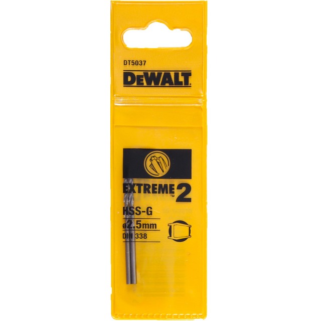 BORR HSS EXT2  2,5MM 2-PACK DT5037-QZ METALLBORR EXTREME2 | Beijerbygg Byggmaterial