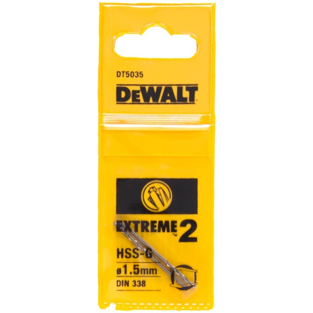 BORR HSS EXT2  1,5MM 2-PACK DT5535-QZ METALLBORR EXTREME2 | Beijerbygg Byggmaterial