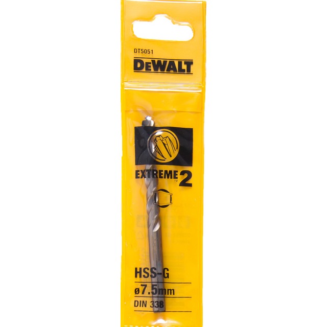 BORR HSS EXT2  7,5MM 1-PACK DT5051-QZ METALLBORR EXTREME2 | Beijerbygg Byggmaterial