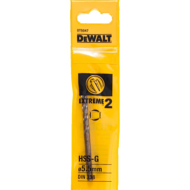BORR HSS EXT2  5,5MM 1-PACK DT5047-QZ METALLBORR EXTREME2 | Beijerbygg Byggmaterial