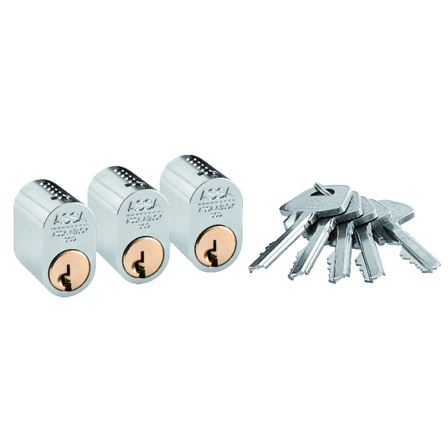 CYLINDER 0301 ASSA N 3LIKA 5NY NICKEL EJ KOP SKYDD | Beijerbygg Byggmaterial