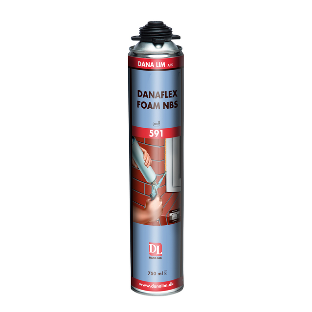 FOGSKUM DANAFLEX FOAM POLYURETHAN NBS 591 750 ML | Beijerbygg Byggmaterial