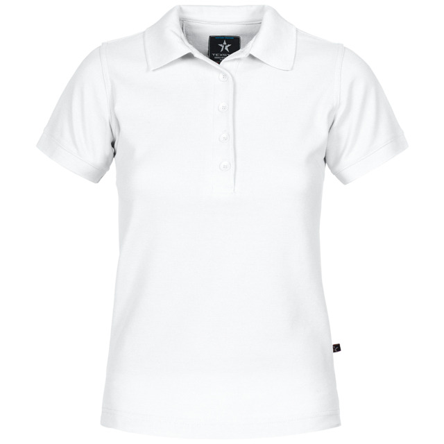 TEXSTAR Pikétröja PSW4 50/50 dam vit M