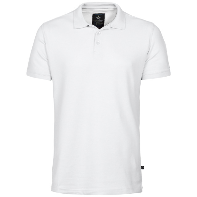 TEXSTAR Pikétröja PS04 50/50 vit S