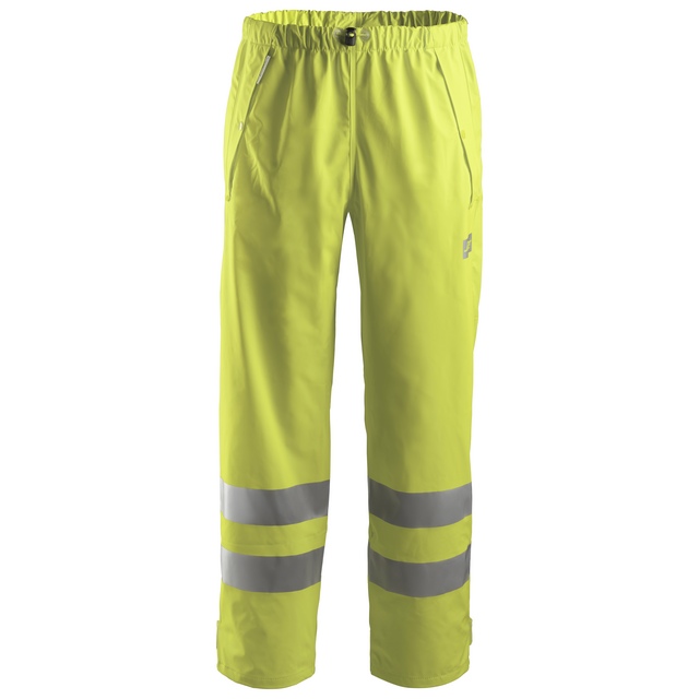 REGNBYXA KL2 PU HI-VIS GUL XS