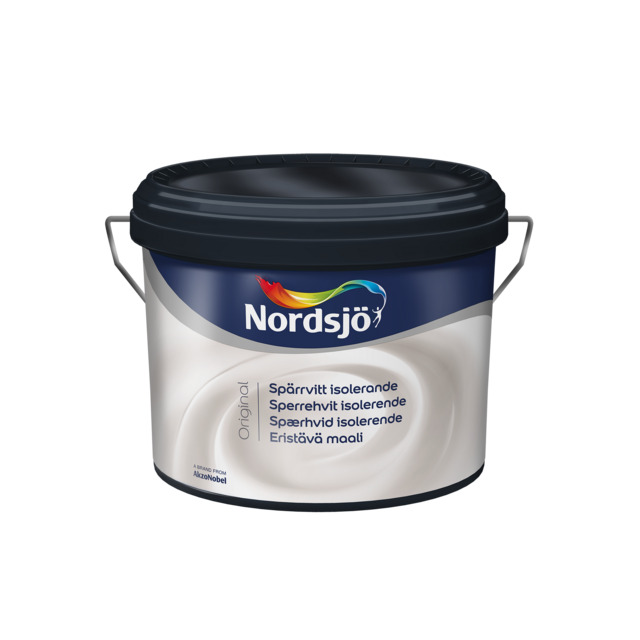 GRUNDFÄRG ORIGI. SPÄRRVITT ISO NORDSJÖ INOMHUS 10L