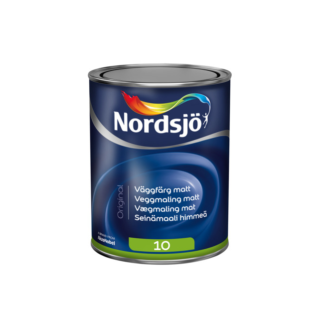 VÄGGFÄRG ORIGINAL MATT 10 BW NORDSJÖ INOMHUS 1L | Beijerbygg Byggmaterial
