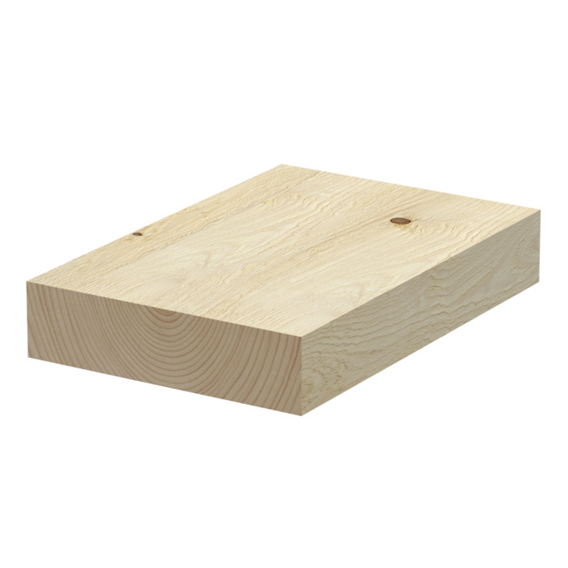 50X200 STÄLLNINGSPLANK C24 GRAN 4,2M SÅGAD RAW
