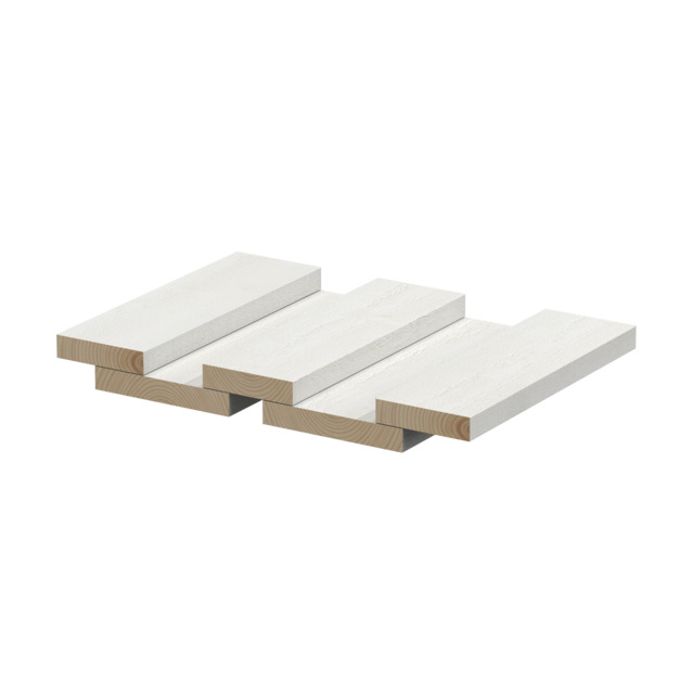 22X95 YTTERPANEL MELLAN 3,6M VIT GRAN G4-2 RAW