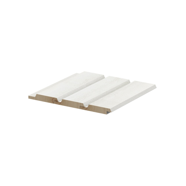 22X120 SPÅRPANEL FALSAD 3,0M FASAD MELLAN VIT GRAN G4-2 RAW