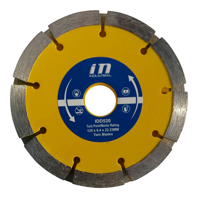 FOGFRÄSKLINGA DUBBEL 125X6,4MM