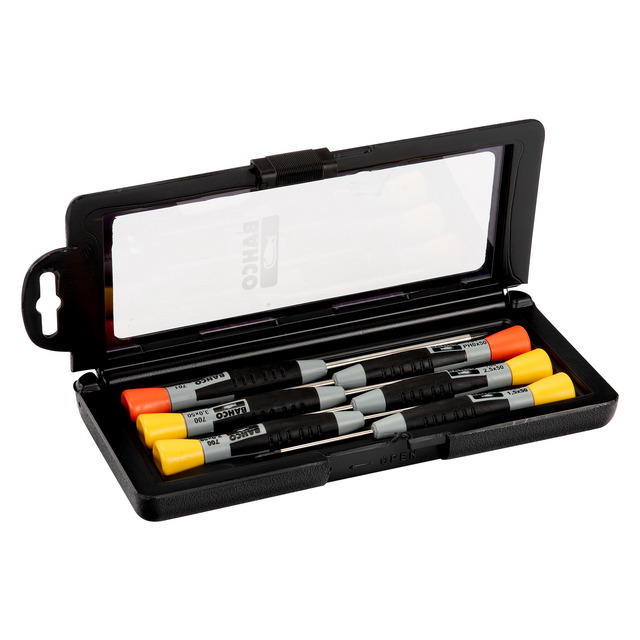 Produktfoto för SKRUVMEJSELSET 706-1 PRECISION 6DELAR | Beijerbygg Byggmaterial