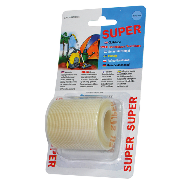 SUPERVÄVTEJP TRANSPARENT 50MM 5M | Beijerbygg Byggmaterial