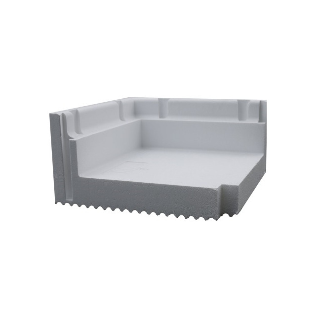 SOCKELELEMENT HÖRN 300/550-100 S200 600X6MMX300MM FORMGJUTN | Beijerbygg Byggmaterial