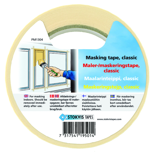 MASKERINGSTEJP 50MMX50M CLASSIC 60GR | Beijerbygg Byggmaterial