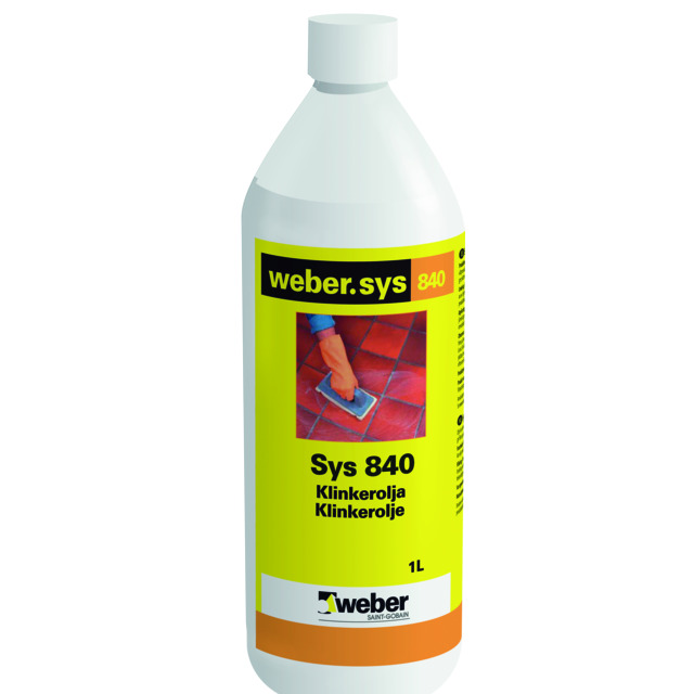 KLINKEROLJA SYS 840  1L WEBER F BEHANDLING      (6) | Beijerbygg Byggmaterial