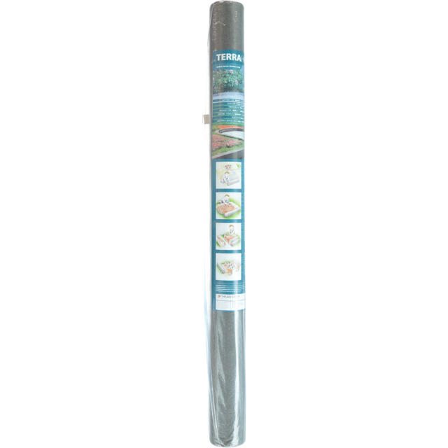 FIBERDUK OGRÄS 2X10M TERRAHOME NÅLFILTAD 20M2 120G/M2 SVART | Beijerbygg Byggmaterial