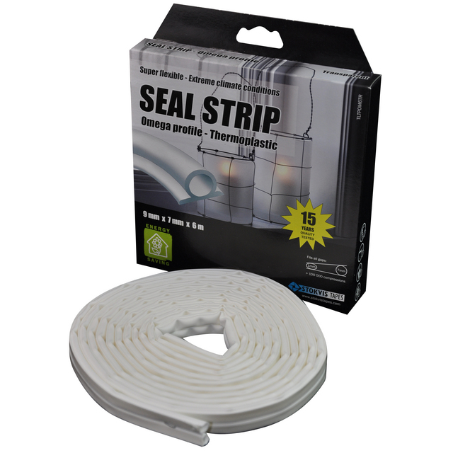 TÄTLIST VIT 9MMX7MMX6M OMEGA THERMOPLASTIC