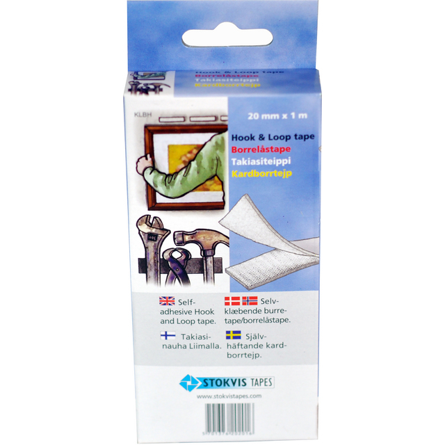 KARDBORRETEJP VIT 20X1000MM