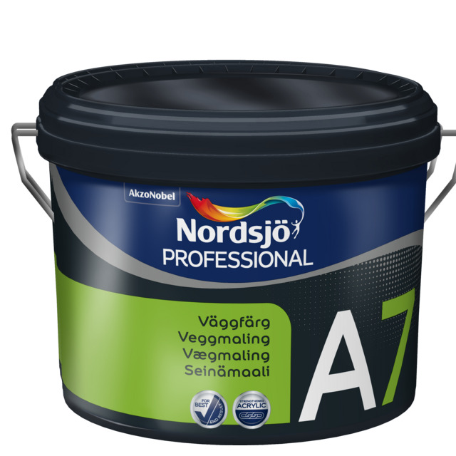 VÄGGFÄRG PRO A7 BC 9,3L INOMHUS NORDSJÖ | Beijerbygg Byggmaterial