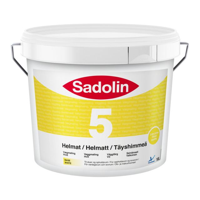 VÄGGFÄRG SA BASIC5 0500N BW10L