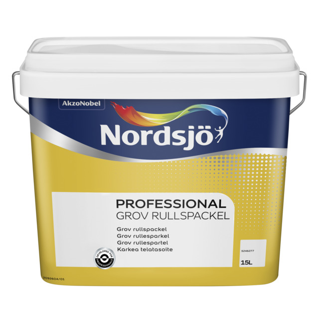 SPACKEL PROFESSIONAL GROV 15L RULLSPACKEL INOMHUS | Beijer Byggmaterial