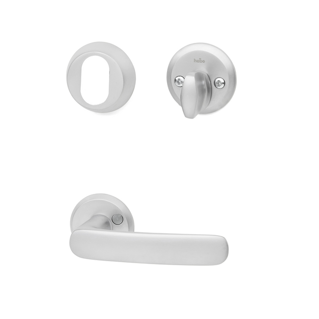 DÖRRHANDTAG KOMB A2560-40 MKR YTTERDÖRR MATT KROM SB