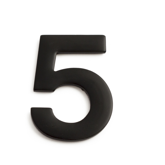 SIFFRA 5 ROSTFRI SVART 50MM