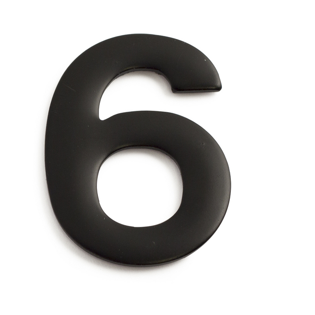 SIFFRA 6 ROSTFRI SVART 50MM