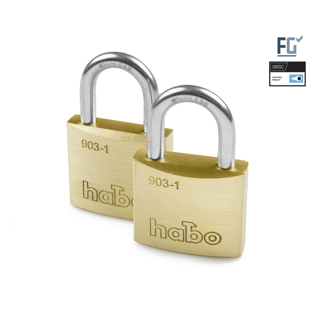 HÄNGLÅS HABO 903-1 TWIN KL.1 KLASS 1 SB  2ST | Beijerbygg Byggmaterial