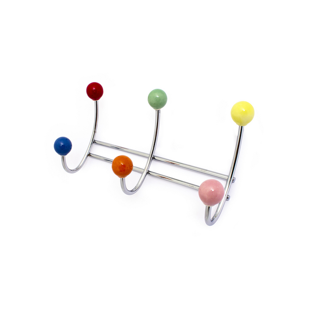 HÄNGARE BERRY 3-KROK 235MM KROM/BLANDADE FÄRGER | Beijerbygg Byggmaterial