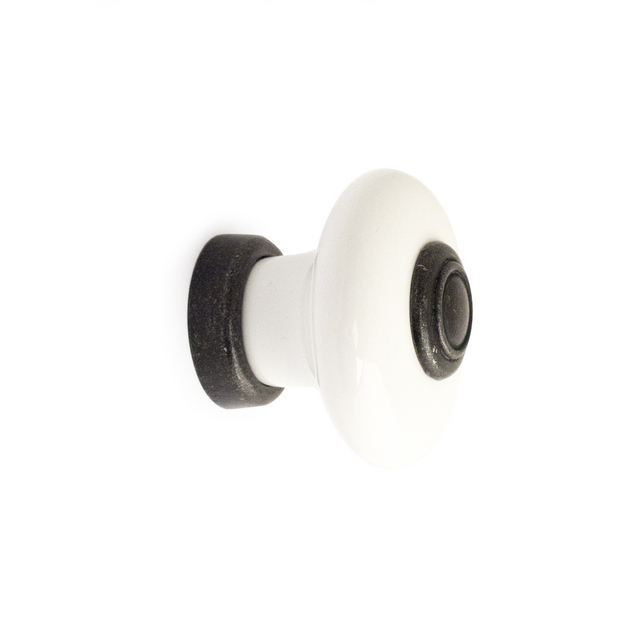 KNOPP ERIK PORSLIN VIT/TENN | Beijerbygg Byggmaterial