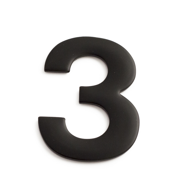 SIFFRA 3 ROSTFRI SVART 50MM