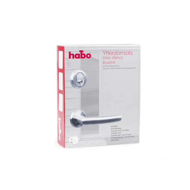 YTTERDÖRRSATS HABO UTAN LÅSH ROSTF