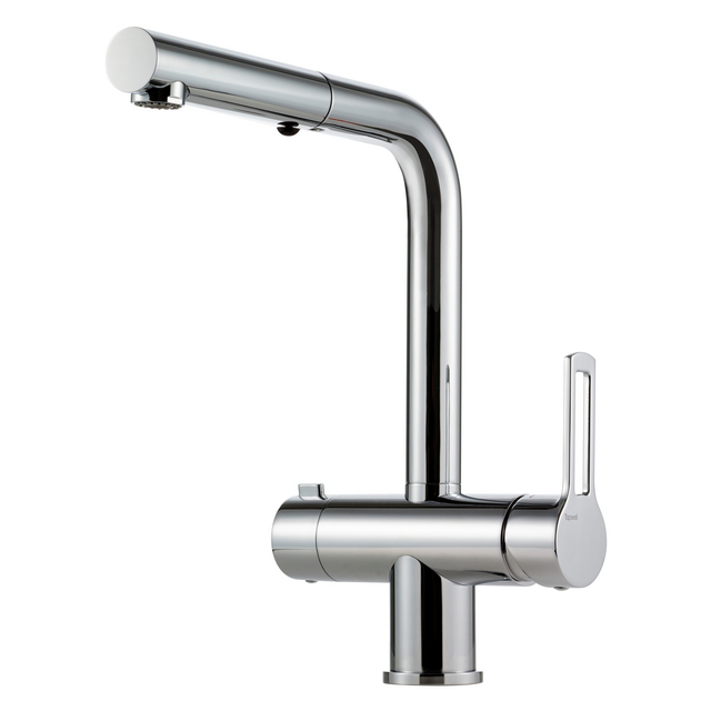 KÖKSBLANDARE MED AVST. RIN887 UTDRAGBAR PIP MED DM-AVST KROM