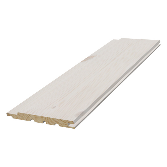 PANEL TREND KLASSISK ÄNDSP VITVAX 13X120X4800MM | Beijerbygg Byggmaterial