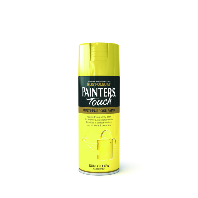 SPRAYFÄRG PAINTERS TOUCH BLANK SUN YELLOW | Beijerbygg Byggmaterial
