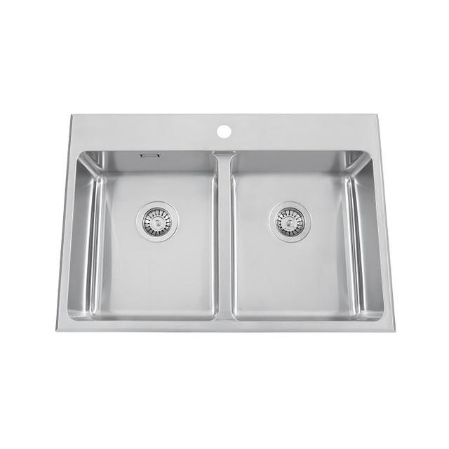 VASK INBYGGNADS ROSTFRI BLANDARHÅL 340+340