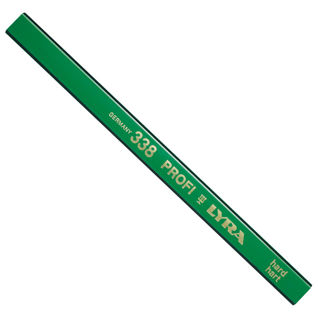 SNICKARPENNA HÅRD 18CM GRÖN 100ST/FRP | Beijerbygg Byggmaterial