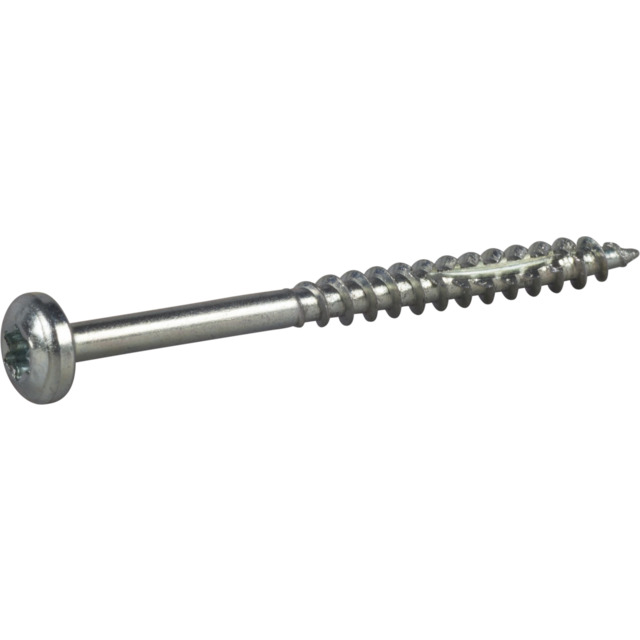 TRÄSKRUV ESSDRIVE KULLRIG SKALLE FZB 4X50MM 200ST