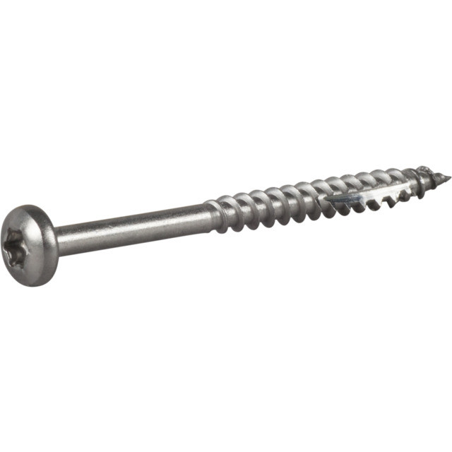 TRÄSKRUV ESSDRIVE KULLRIG SKALLE RF A2 4X50MM 200ST | Beijerbygg Byggmaterial