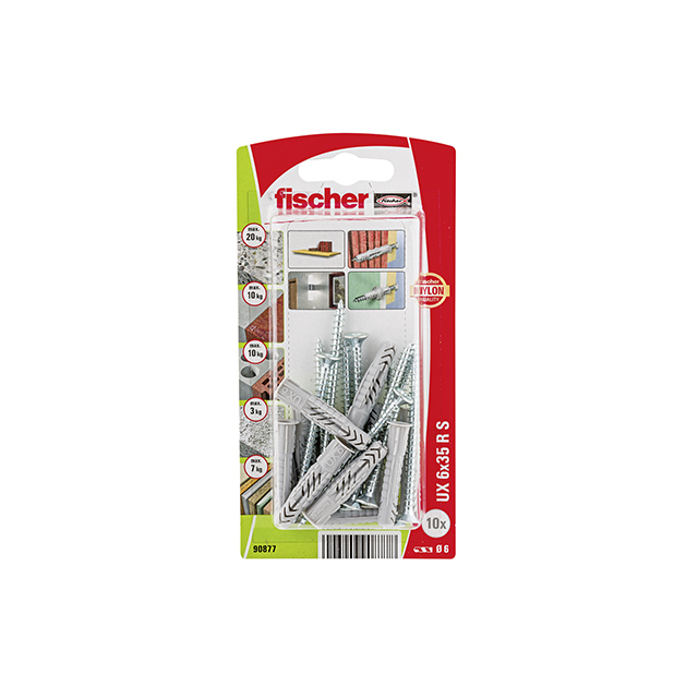UNIVERSALPLUGG UX RSK 6X35 10ST | Beijerbygg Byggmaterial