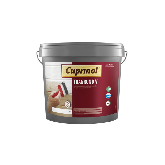 TRÄGRUND V CUPR UTE VIT 2,5L CUPRINOL | Beijerbygg Byggmaterial