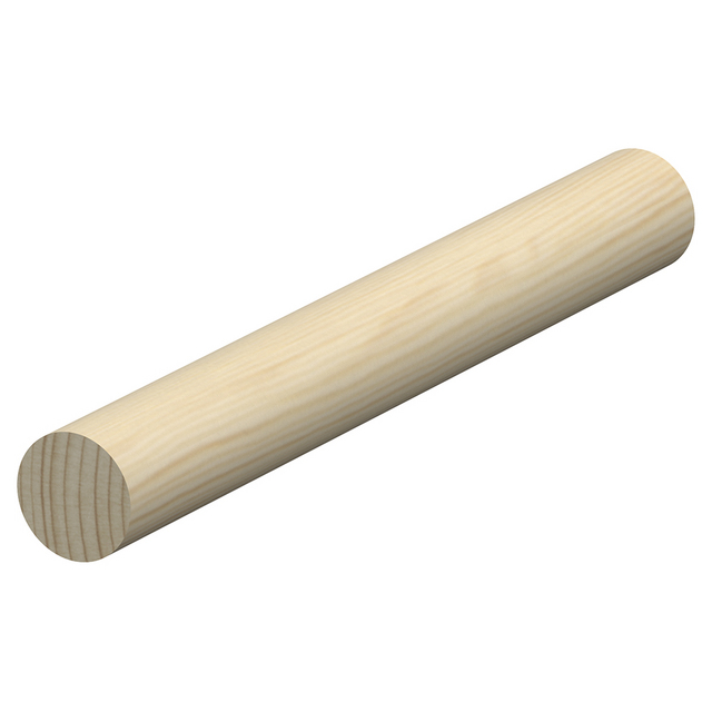 25MM RUNDSTAV FURU L=1,0M OBEHANDLAD FSC MIX RAW (10) | Beijerbygg Byggmaterial