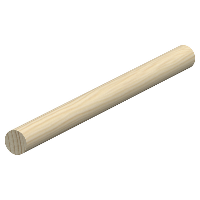 15MM RUNDSTAV FURU L=1,0M OBEHANDLAD RAW (10) | Beijerbygg Byggmaterial