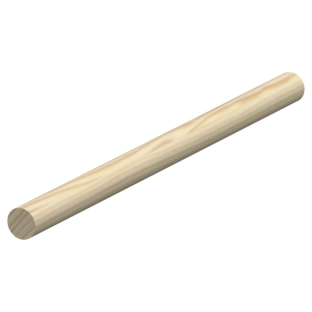 12MM RUNDSTAV FURU L=1,0M OBEHANDLAD RAW (20) | Beijerbygg Byggmaterial