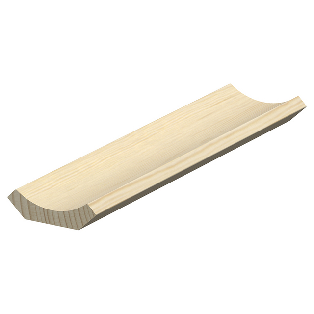15X56 HÅLKÄLSLIST OBH L=3,6M TÄCKER 39MM FURU RAW (10) | Beijerbygg Byggmaterial